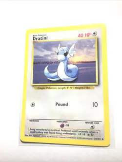 DRATINI - 26/102 - Base Set - 4th Print - 1999-2000 - Pokemon Card - HP - Image 1