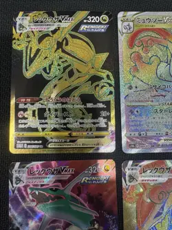 Pokemon TCG 5 Card Japanese Lot. Mewtwo Vstar, Rayqueza Vmax, Palkia All NM - Image 2