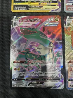 Pokemon TCG 5 Card Japanese Lot. Mewtwo Vstar, Rayqueza Vmax, Palkia All NM - Image 4