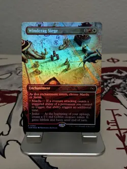 Windcrag Siege (Borderless) Tarkir: Dragonstorm Foil #392 MTG Near Mint Rare - Image 1