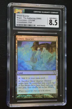 Magic The Gathering MTG GHOST QUARTER FOIL Dissension CGC Graded 8.5 - Image 1