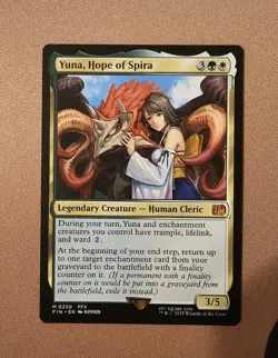 MTG Yuna, Hope of Spira x1 NM from Final Fantasy - Image 1