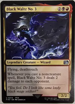 Universes Beyond Final Fantasy- Black Waltz No.3 Commander Deck- Rakdos Burn EDH - Image 1