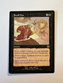 Snuff Out - MTG Mercadian Masques - LP - Image 1
