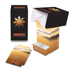 Ultra Pro Magic: the Gathering Mana 5 Plains Full-View Deck Box w/ Dice Tray - Image 2