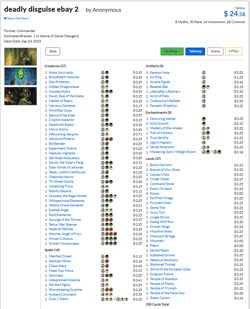 Deadly Disguise Kaust Modified Precon MTG EDH Commander Deck Read Description - Image 4