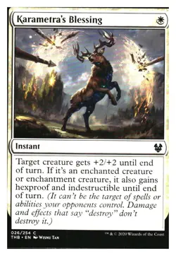 Karametra's Blessing Theros Beyond Death MTG - NM+ *Mythic Relics* - Image 1