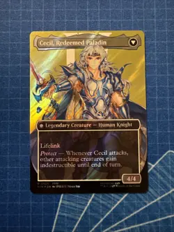 Cecil, Dark Knight (Borderless) (Surge Foil) Final Fantasy Foil - Image 2