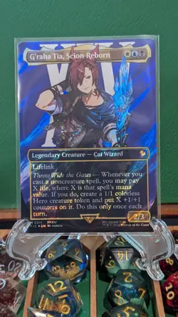 G'raha Tia, Scion Reborn Borderless Surge Foil Commander: FINAL FANTASY 0211 - Image 1