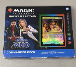 Magic The Gathering Universes Beyond Doctor Who Commander Deck Dr Twelve Thirtee - Image 1