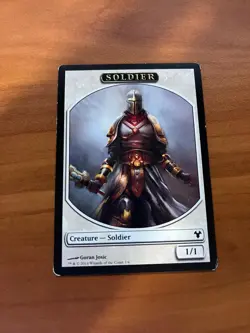 MTG Emblem - Elspeth, Knight-Errant / Soldier Token MP, English FREE SHIPPING - Image 2