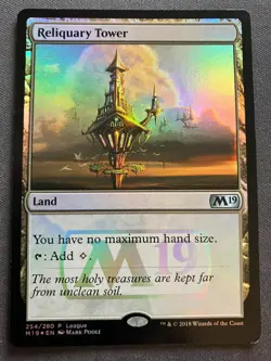 MTG [FOIL] Reliquary Tower {League Promos} - LP - Image 1