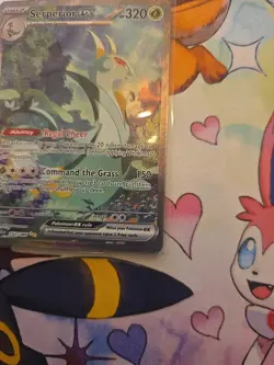 Pokemon TCG Serperior EX Sir 164/086 Black Bolt English Card Near Mint Condition - Image 5