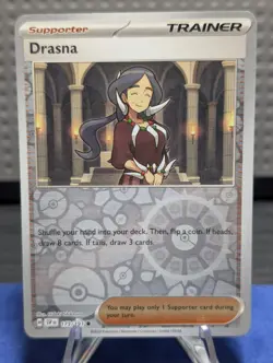 Pokemon TCG Drasna Reverse Holo Card 173/191 Sv08: Surging Sparks - Image 1