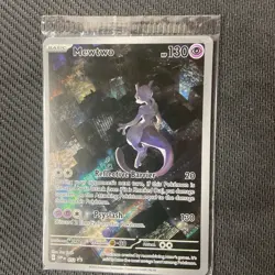 Pokemon Promo SEALED TCG Mewtwo SVP 052 Black Star Promo Scarlet & Violet 151 - Image 4