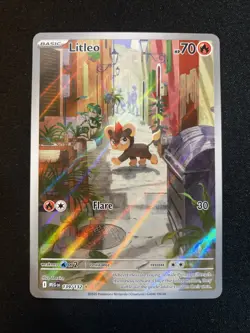 Pokemon 2025 Mega Evolution Litleo 139/132 Illustration Rare Near Mint - Image 1