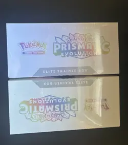 Pokemon Scarlet & Violet Prismatic Evolutions - ETB (2) Brand New Sealed - Image 3