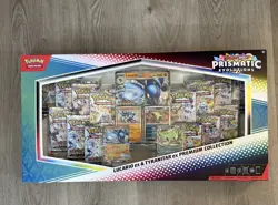 Pokemon Prismatic Evolutions Lucario EX and Tyranitar EX Premium Collection - Image 1