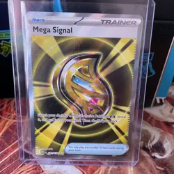 Mega Signal 171/132 Ultra Rare Pokemon Mega Evolution Pack Fresh Mint - Image 1