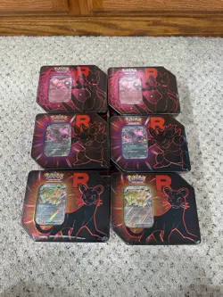 Pokemon Team Rocket Tin Case (6 TINS!) - Image 3