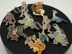 Official Licensed Metal Enamel Pokemon Pin Lot Of 9 Official Pins TCG Pokemon - Image 2