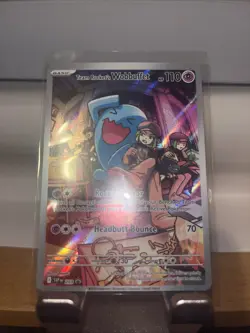 TEAM ROCKET'S WOBBUFFET SVP 203 PROMO DESTINED RIVALS SV10 POKEMON - Image 1
