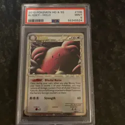 Pokemon Blissey Prime Heartgold Soulsilver HGSS Holo Rare #106 PSA 9 Mint - Image 1
