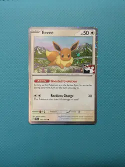 Pokemon TCG - Eevee 143/191 - SSP Cosmo Holo Stamped Play! Prize Pack 7 - NM - Image 1