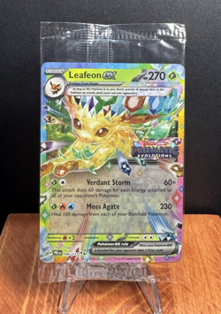 Pokemon Prismatic Evolutions Leafeon ex 006/131 Surprise Box Stamped Sealed - Image 1