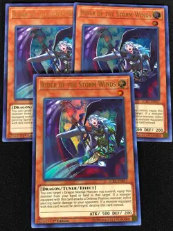 Yugioh Rider of The Storms Winds 1st LCKC-EN017 ULTRA x3 (NM) - Image 1
