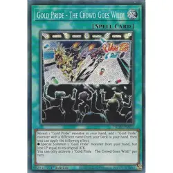 Gold Pride - The Crowd Goes Wild! Yu-Gi-Oh! PHHY-EN091 1st Secret Rare - Image 1