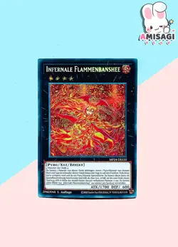 Yu-Gi-Oh! Karte Infernale Flammenbanshee MP24-DE120 Secret-Rare TCG Deutsch - Image 1