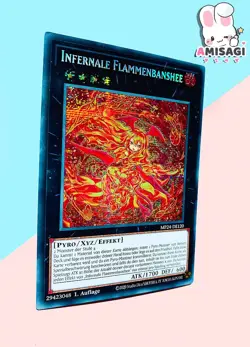 Yu-Gi-Oh! Karte Infernale Flammenbanshee MP24-DE120 Secret-Rare TCG Deutsch - Image 2