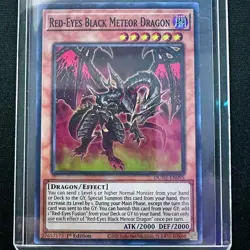 Yugioh! TCG: Red-Eyes Black Meteor Dragon - DUNE-EN095 - SR - 1st Ed - MT - Image 1