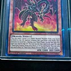 Yugioh! TCG: Red-Eyes Black Meteor Dragon - DUNE-EN095 - SR - 1st Ed - MT - Image 4