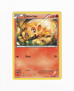 Chimchar 15/135 Plasma Storm 2012 Regular Non Holo Pokemon Card Light Played LP - Image 1