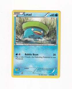 Lotad 29/135 Plasma Storm 2012 Regular Non Holo Pokemon Card Light Played LP - Image 1