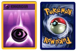 PORTUGUESE Psychic Energy #101 1st Edition Base Set Pokemon Card NM - Image 1