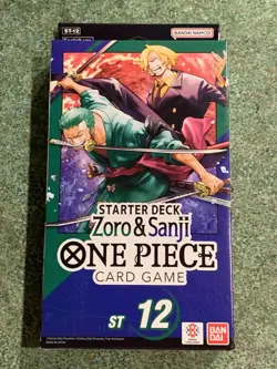 ONE PIECE CARD GAME - ZORO AND SANJI - ST12 STARTER DECK ENGLISH NEW SEALED - Image 1