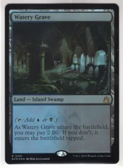 MTG Ravnica Remastered Foil Card #291 Watery Grave - Image 1