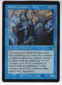 MTG Ravnica Remastered Foil Retro Frame Card Spark Double - Image 1