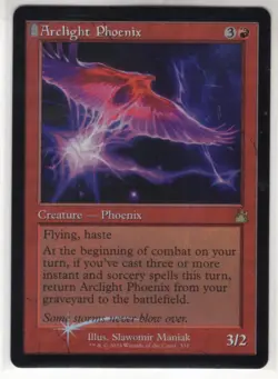 MTG Ravnica Remastered Foil Retro Frame Card Arclight Phoenix - Image 1