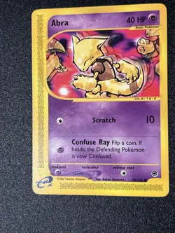Abra 93/165 Expedition Base Set Pokemon Card! Excellent! E-series Era Rare! - Image 3