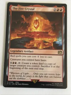 The Fire Crystal - Final Fantasy #0135 - Magic: The Gathering MTG Card - Image 1