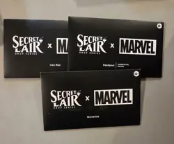 Secret Lair Lot Wolverine, Iron Man, Deadpool Rainbow Foil Marvel Sealed New MTG - Image 1