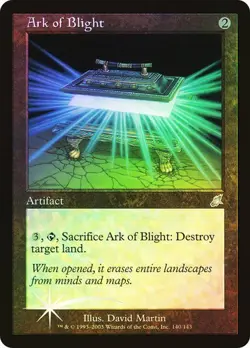 Scourge MTG FOIL Ark of Blight Magic - Image 1