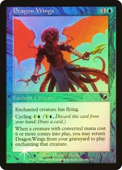 Scourge MTG FOIL Dragon Wings Magic - Image 1