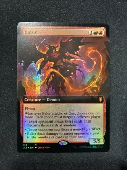 Mtg - Balor (Extended Art) Commander Legends: Battle for Baldur's Gate FOIL - LP - Image 1