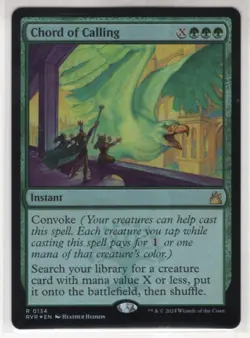 MTG Ravnica Remastered Foil Card #134 Chord of Calling - Image 1