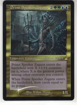 MTG Ravnica Remastered Foil Retro Frame Card Prime Speaker Zegana - Image 1